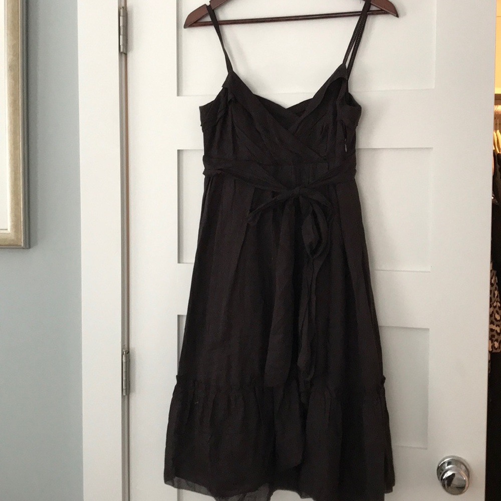 Diane von furstenberg chocolate brown dress